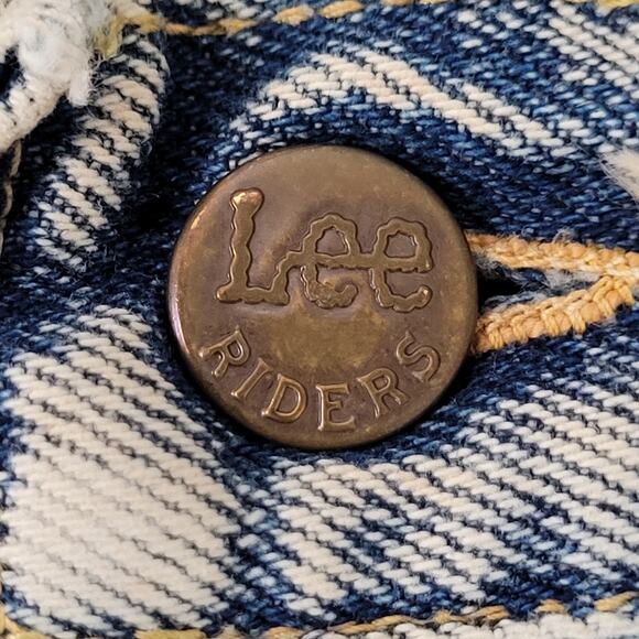 Vintage 80s LEE Riders Jeans Womens 00 24x29 Union TALON USA - Picture 11 of 16